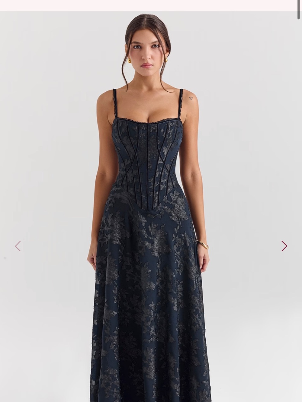 House of CB Esme Dress in Navy